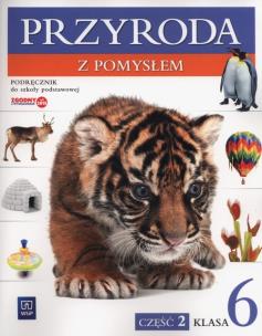 Okładka książki Przyroda SP KL 6. podręcznik część 2. Przyroda z pomysłem (2017)