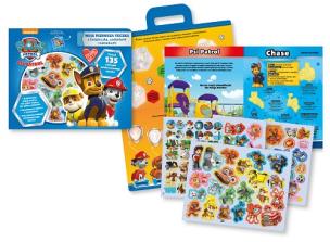 Okładka książki Psi Patrol.Na ratunek.Teczka z rączką ponad 90 naklejek WIELKOKROTNEGO UŻYTKU