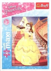 Okładka książki Puzzle 20 miniMaxi - W świecie Księżniczek 1 TREFL