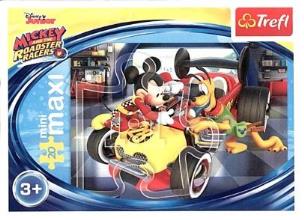 Okładka książki Puzzle 20 miniMaxi - Wyścigi terenowe 3 TREFL