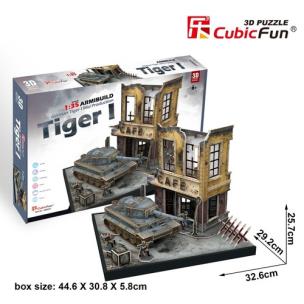 Opakowanie Puzzle 3D German Tiger I Mid Production 258 elementów