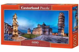 Opakowanie Puzzle 600 Panoramiczne:Pisa and Piazza dei Miracoli