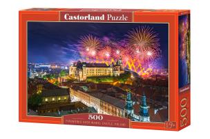 Opakowanie Puzzle Fireworks over Wawel Castle, Poland 500