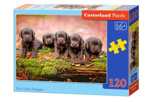 Opakowanie Puzzle Five Little Puppies 120