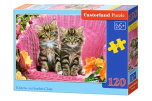 Opakowanie Puzzle Kittens on Garden Chair 120