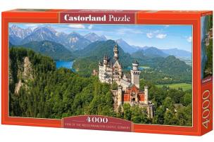 Opakowanie Puzzle Viev of the Neuschwanstein Castle, Germany 4000