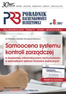 Okładka książki Samoocena systemu kontroli zarządczej w środowisku informatycznym rachunkowości w jsfp