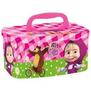 Opakowanie Skarbonka kuferek Masza i Niedźwiedź 11