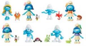 Opakowanie Smerfy Figurka + zwierzątko