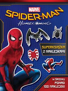 Okładka książki Spider-Man Homecoming Superksiążka z naklejkami