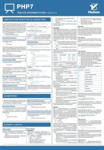 Okładka książki Tablice informatyczne. PHP7