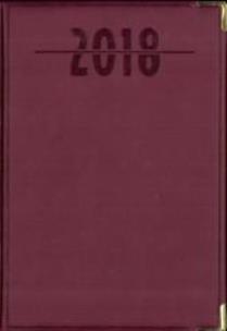 Opakowanie Terminarz 2018 - A5 Lux Złocony - bordowy