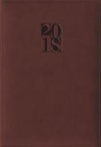 Opakowanie Terminarz 2018 A5 print - czekoladowy