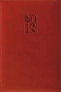 Opakowanie Terminarz 2018 A5 print - czerwony