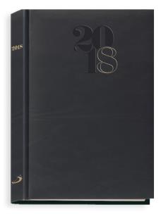 Opakowanie Terminarz 2018 A5 Standard - czarny