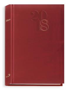 Opakowanie Terminarz 2018 A5 Standard - czerwony