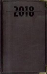 Opakowanie Terminarz 2018 B6 LUX złocony - czekoladowy