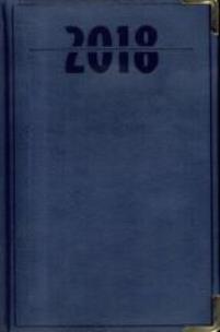 Opakowanie Terminarz 2018 B6 LUX złocony - granatowy