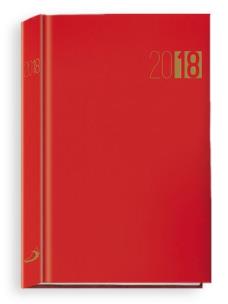Opakowanie Terminarz 2018 - B6 Madrid - wiśniowy