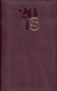 Opakowanie Terminarz 2018 - B6 Standard -  bordowy