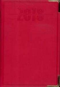 Opakowanie Terminarz 2018 - B7 Lux Złocony - czerwony