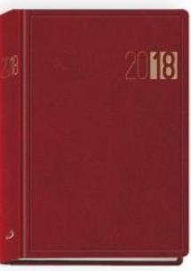 Opakowanie Terminarz 2018 - B7 Madrid - bordowy