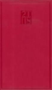 Opakowanie Terminarz 2018 Print tygodniowy - czerwony