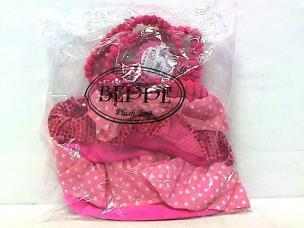 Opakowanie Torebeczka z falbankami fuksja