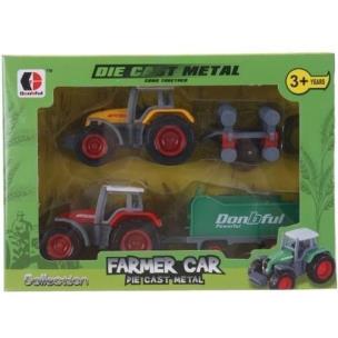 Opakowanie Traktor metalowy zestaw 2 sztuki