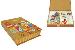 Opakowanie Układanka na korku z gwoździkami Straż Pożarna