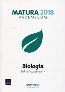 Okładka książki Vademecum 2018 LO Biologia ZR OPERON