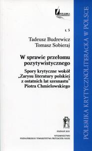Okładka książki W sprawie przełomu pozytywistycznego
