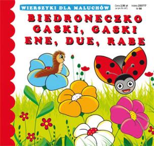Okładka książki Wierszyki Biedroneczko gąski, gąski ene, due, rabe