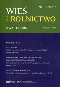 Opakowanie Wieś i Rolnictwo nr 1 (174) 2017