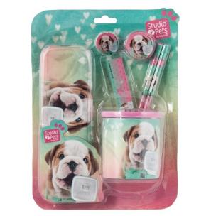Opakowanie Zestaw 7 elementów Studio Pets zielono-różowy