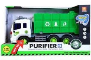 Opakowanie Auto ciężarowe śmieciarka