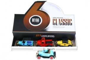 Opakowanie Auto retro metalowe 12cm mix