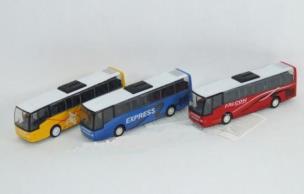 Opakowanie Autobus Metalowy Pullback, różne rodzaje