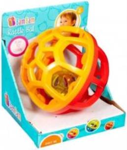 Opakowanie Bam Bam Kula z grzechotką pom/czerw