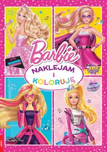 Okładka książki Barbie. Naklejam i koloruję