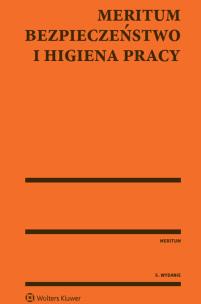 Okładka książki Bezpieczeństwo i Higiena Pracy Meritum