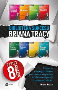 Okładka książki Biblioteka Sukcesu Briana Tracy – PAKIET 8 książek