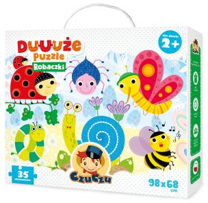 Okładka książki CzuCzu Duuuże puzzle Robaczki