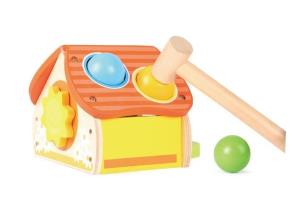 Opakowanie Domek z młotkiem do wbijania kulek