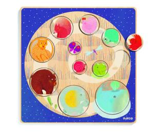 Opakowanie Drewniane puzzle LUDI & CO