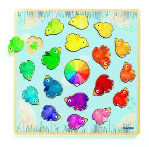 Opakowanie Drewniane puzzle Ludicolori