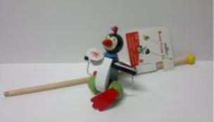 Opakowanie Drewno do pchania pingwin Brimarex (1573353)