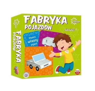 Fabryka pojazdów. Wydawca: ABINO. Multiszop.pl Opakowanie Fabryka pojazdów