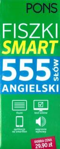 Okładka książki Fiszki Smart 555 słów. Angielski