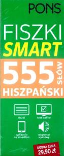 Okładka książki Fiszki Smart 555 słów. Hiszpański